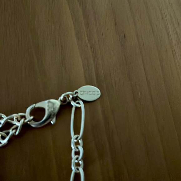 Long necklace with natural stones. - Picture 5 of 10